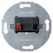 Розетка акустическая 1 местная Merten механизм Антрацит