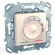 Терморегулятор  для теплых полов с датчиком пола SE Unica, бежевый