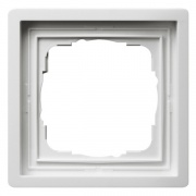 Рамка 1-ая Gira F100 Глянцевый белый
