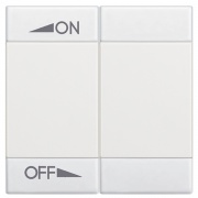 LL Клавиша ON OFF 2 модуля, цвет белый