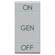LL Клавиша ON OFF GEN 1 модуль, цвет алюминий