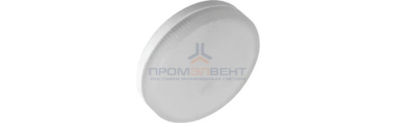 Ecola GX53   LED Premium  6,0W Tablet 220V 2800K матовая 27x75