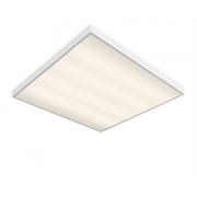 Светодиодный светильник "ВАРТОН" офисный накладной 595*595*50мм 27 ВТ 2700К