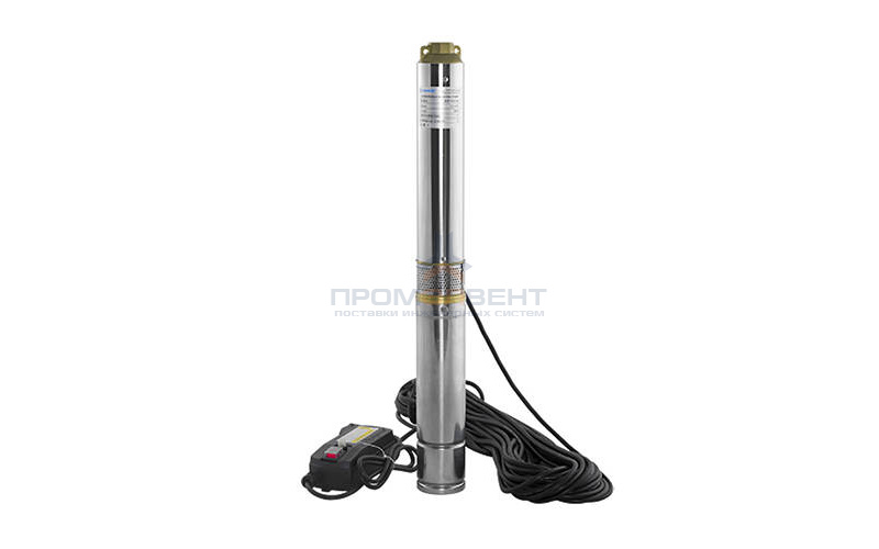 Насос скважинный Aquario ASP 1.8E-100-90 (однофазный, Hmax 100 м, Qmax 45 л/мин,кабель 100м)