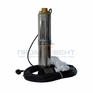Насос скважинный Водолей БЦПЭ 0,5-80 У (1,63 кВт, Qmax 1,8 м³/ч, Hmax 120 м, кабель 80 м)