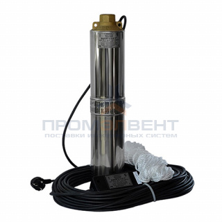 Насос скважинный Водолей БЦПЭУ 0,5-32 У (0,65 кВт, однофазный, Qmax 1,8 л/мин, Hmax 47м, кабель 32м)