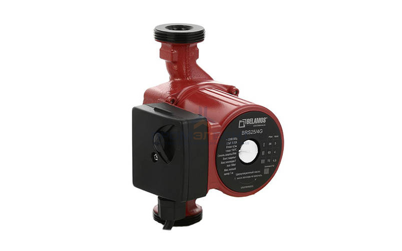 Насос циркуляционный Belamos HSS 32/8G - 0,23 кВт (однофазный, PN10, Qmax 76 л/мин, Hmax 8 м)