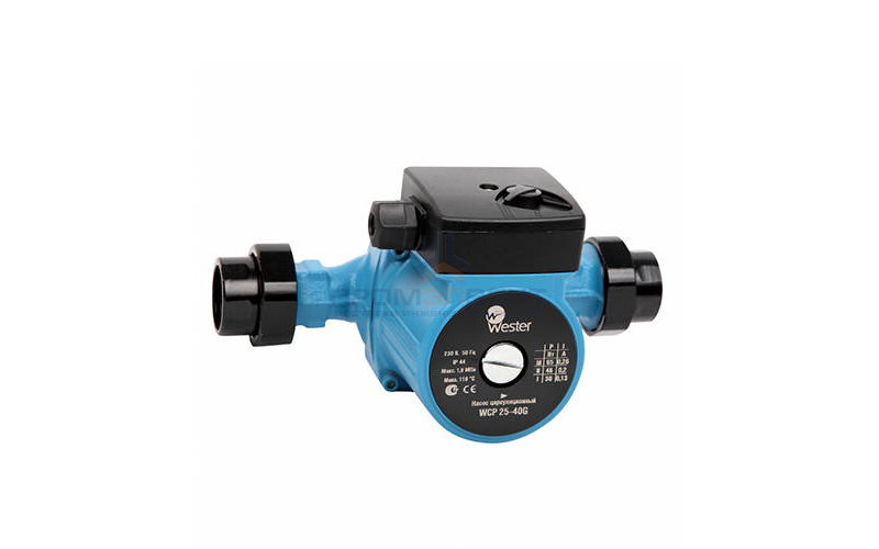 Насос циркуляционный Wester WCP 32-60G - 0,093 кВт (однофазный, Hmax 6 м, Qmax 45 л/мин)