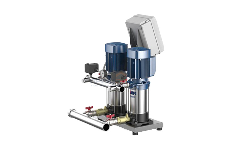 Насосная станция Pedrollo COMBIPRESS CB2-MK 3/3-N - 2x0,75кВт(3x230/400 В,Qmax 160л/мин,Hmax 50м)