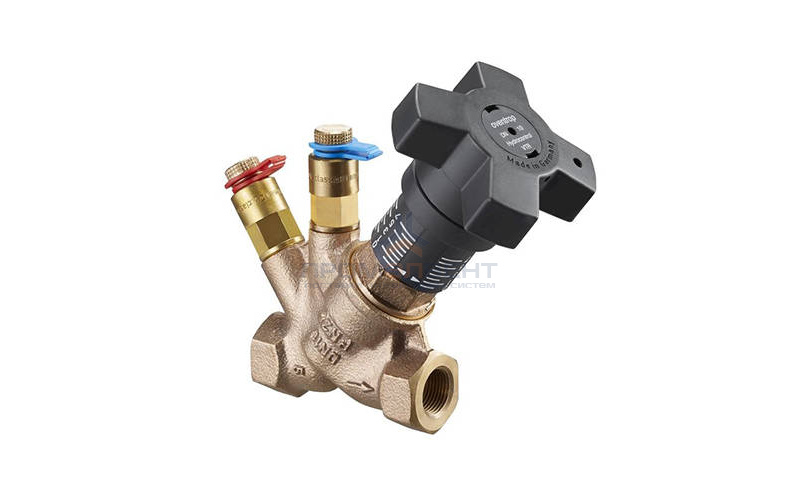 Вентиль регулирующий Oventrop Hydrocontrol VTR (25 бар) - Ду50 (ВР/ВР, с 2-мя ниппелями)
