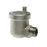 Воздухоотводчик автоматический угловой WATTS AV15 - 1/2" (НР,  PN10, Tmax 110°C, никелированный)