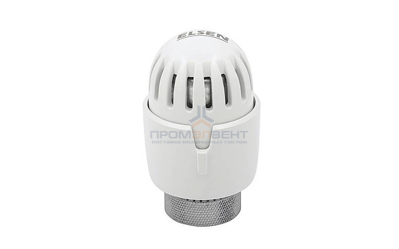 Головка термостатическая ELSEN EVR01.01 - M30X1,5 (регулировка 6-28°C, цвет белый)