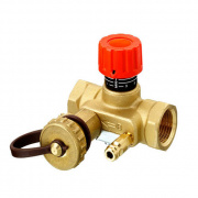 Клапан балансировочный Danfoss MNT - 2" (ВР/ВР, PN20, Tmax 120°C, c ниппелями и краном)