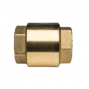 Клапан обратный STOUT - 1/2" (ВР/ВР, PN12, Tmax 100°C, затвор пластиковый)