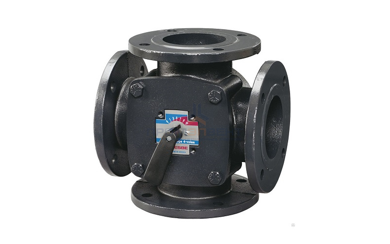 Клапан термостатический смесительный ESBE 4F - Ду125 (фланцевое соединение, PN6, 110°C, KVS 280)