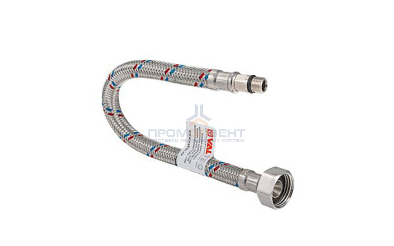 Подводка под смеситель гибкая VALTEC (Смеситель/Гайка) - M10(18мм) x 1/2