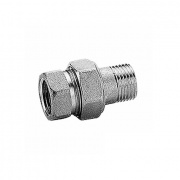 Сгон прямой Giacomini R18 - 2" (ВР/НР, для стальной трубы, хромированный)