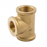Тройник с внутренней резьбой переходной ELSEN METALIT EBF03 - 3/4" x 1/2" x 3" (латунь без покрытия)