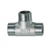 Тройник с наружной резьбой FAR 5515 - 1/2" (резьбовой, цвет хром)