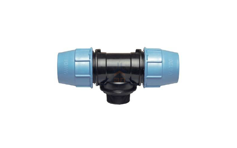 Тройник с переходом на наружную резьбу UNIDELTA 1010 - 75 x 2