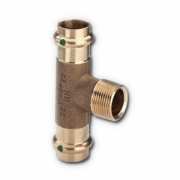 Тройник с переходом на наружную резьбу Viega G3 Sanpress 2217.1 - 18 x 3/4"