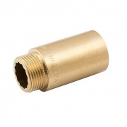 Удлинитель резьбовой ELSEN METALIT EBF13 - 1/2", длина 10 мм (НР/ВР, латунь без покрытия)