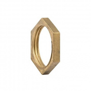 Гайка стопорная без фланца ELSEN METALIT EBF24 - 3/4" (резьбовая, латунь без покрытия)
