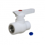 Кран шаровой KALDE - 20 x 1/2" (Пайка/ВР, для полипропиленовых труб, ручка-рычаг)