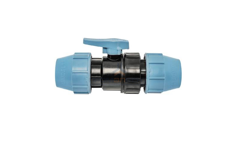 Кран шаровой UNIDELTA 1070 - 63 (винтовой, для труб ПНД)