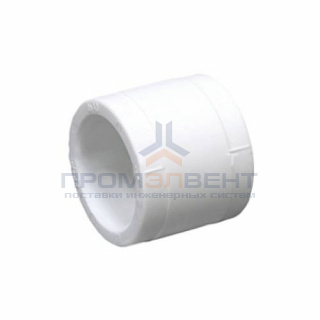 Муфта Fusitek - 40 (для полипропиленовых труб под пайку, цвет белый)