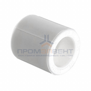 Муфта VALTEC VTp.703 - 40 (для полипропиленовых труб под пайку, цвет белый)