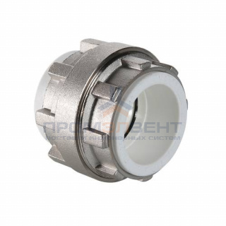 Муфта разъемная VALTEC VTp.763 - 50 (для полипропиленовых труб под пайку, цвет белый)