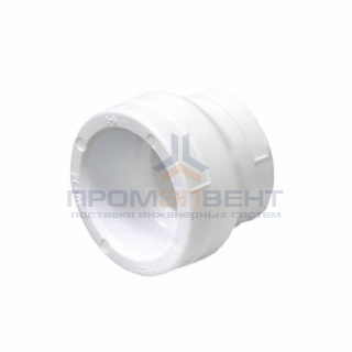 Муфта редукционная Fusitek - 110 x 63 (для полипропиленовых труб под пайку, цвет белый)