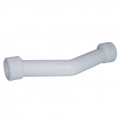 Обвод двухраструбный KALDE - 40 (для полипропиленовых труб под пайку, цвет белый)