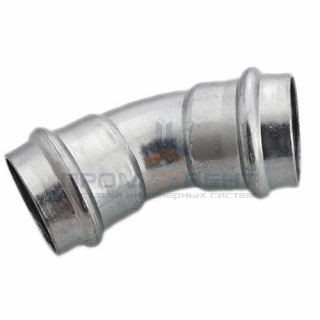 Отвод 45° Conex Banninger PC 5041 - 42 (оцинкованная сталь)