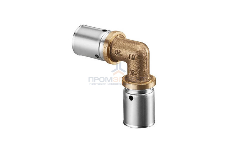 Отвод 90° Oventrop Cofit P - 32x3.0 (прессовой, бронза)