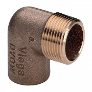 Отвод 90° Viega R4 94092G - 28 x 1" (под пайку, для медных труб)