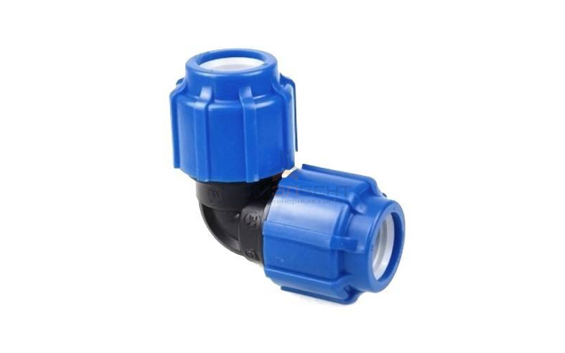 Отвод 90° Политэк - 32 (винтовой, для труб ПНД)