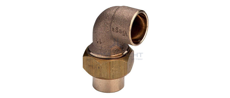 Отвод 90° разъемный Viega R4 94096 - 15 (пайка, для медных труб)