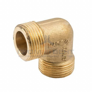 Отвод 90° с наружной резьбой ELSEN METALIT EBF10 - 1" (латунь без покрытия)