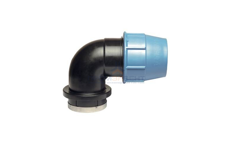 Переход на внутреннюю резьбу угловой UNIDELTA 1009 - 75 x 2