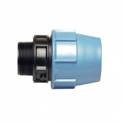 Переход на наружную резьбу UNIDELTA 1003 - 63 x 2"1/2 (винтовой, для труб ПНД, резьба пластиковая)