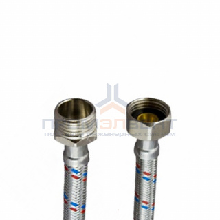 Подводка для воды гибкая Industrias Mateu (Гайка/Штуцер) - 1/2" (длина 200 мм)