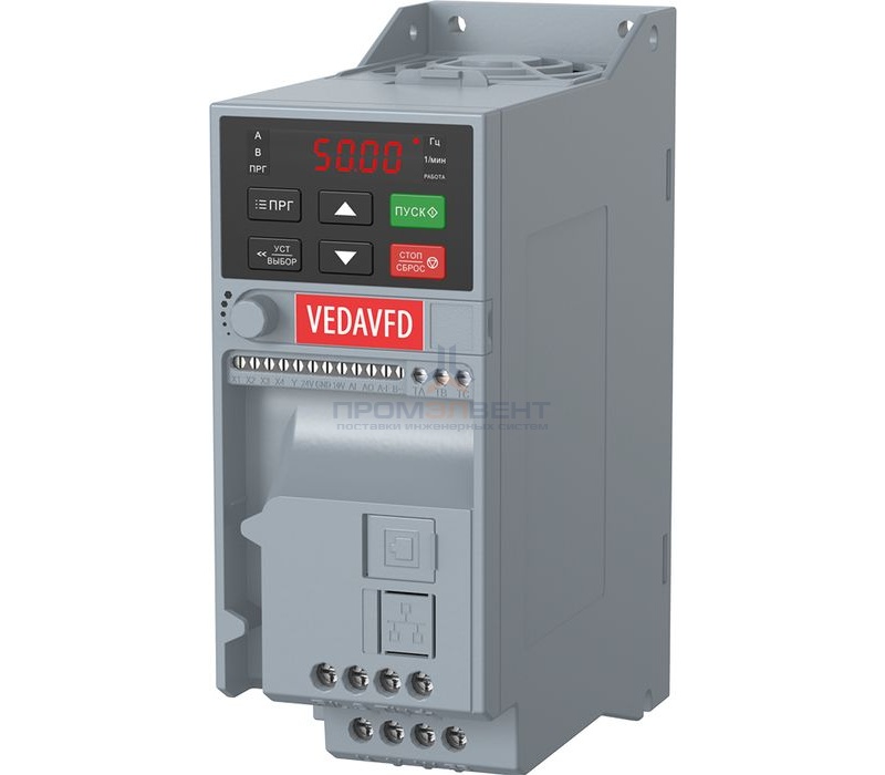 Частотный преобразователь VEDA Drive VF-51 1,5 кВт (220В,1 фаза) ABA00003