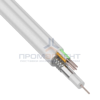 Кабель видеонаблюдения ККСВ-В 3c-2v + 4х0,5мм  [бухта 100м]