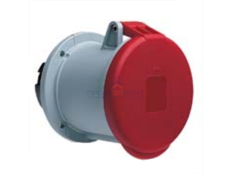 Розетка встраиваемая прямая ABB 363 RU6 IP44 63A 3P+E