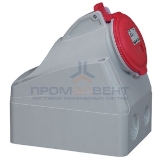 Розетка накладная Legrand P17 32А 3К+H+З 380В IP44