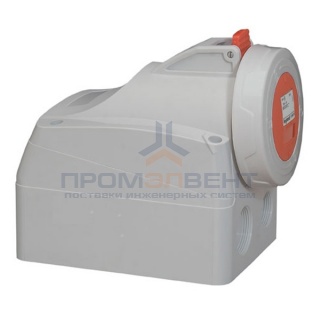 Розетка накладная Legrand P17 32А 3К+H+З 380В IP67