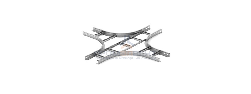 Крестообразный разветвитель для лестничного лотка НЛО 200х80х3000 OSTEC