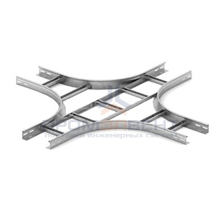 Крестообразный разветвитель для лестничного лотка НЛО 500х100х3000 OSTEC